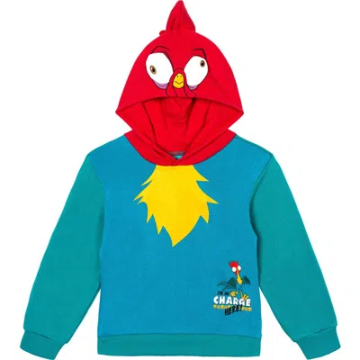 Disney Moana Fleece Pullover Hoodie In Hei Hei Teal Green