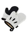 Disney Monochrome Cotton 2 Piece Oven Mitt Set, White In White