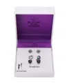 Disney Nightmare Before Christmas Crystal Earring Set In Metallic