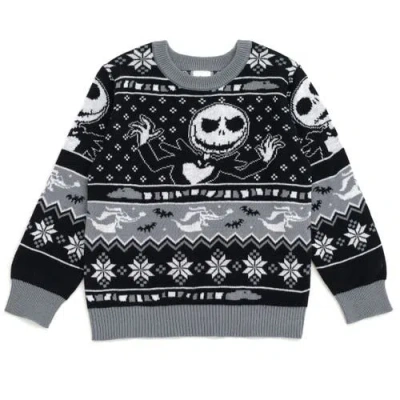Disney Kids'  Nightmare Before Christmas Holiday Sweater In Gray
