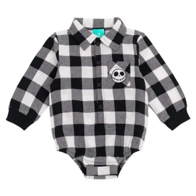 Disney Kids'  Nightmare Before Christmas Jack Skellington One Piece Bodysuit In Animal Print