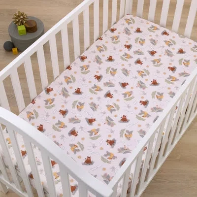 Disney Nojo  Baby Basics - Piece Standard Crib Fitted Sheet In Ivory