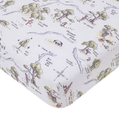 Disney Nojo  Baby Basics - Piece Standard Crib Fitted Sheet In Sage
