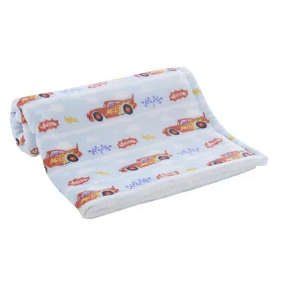 Disney Nojo  Cars Lightning Mcqueen Super Soft Sherpa Baby Blanket - Red