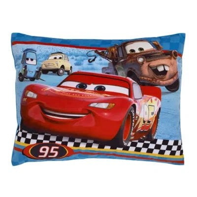 Disney Nojo  Cars Radiator Springs Lightning Mcqueen And Tow-mater Toddler Pillow
