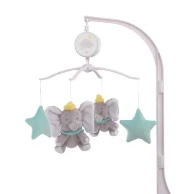 Disney Nojo  Dumbo Shine Bright Little Star Musical Mobile In Gray;yellow;aqua