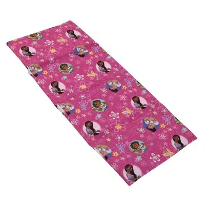 Disney Nojo  Encanto Tropical Delight Pink And Aqua, Mirabel And Isabella Preschool Nap Pad Sheet