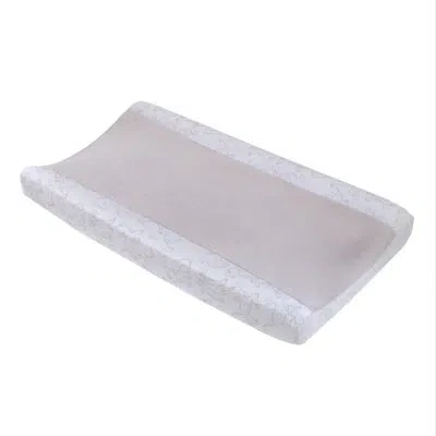 Disney Nojo  Lion King Wild About You Taupe And White Super Soft Changing Pad Cover In Ivory