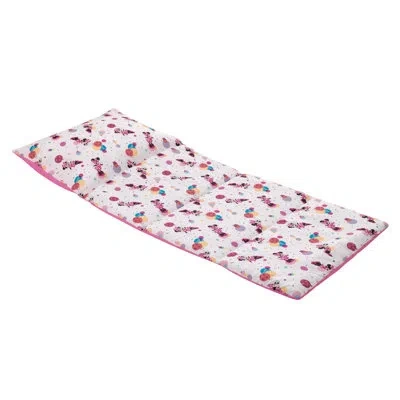 Disney Nojo  Minnie Mouse Let's Party Deluxe Easy Fold Toddler Nap Mat In Pink;purple