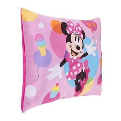 Disney Nojo  Minnie Mouse Let's Party Plush Toddler Pillow