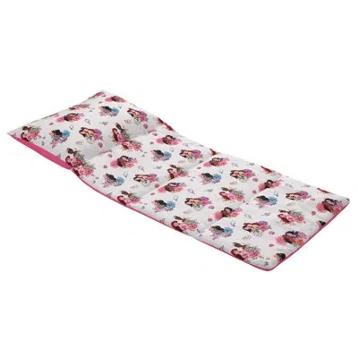Disney Nojo  Princesses Courage And Kindness Deluxe Easy Fold Toddler Nap Mat In Pink