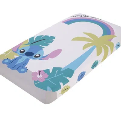 Disney Nojo  Stitch Infant Bedding Blue, Teal, Lime, Lavender, And White Living The Dream Photo Op Fi