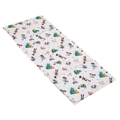 Disney Nojo  Toy Story It's Play Time Preschool Nap Pad Sheet In Blue;white;green;yellow