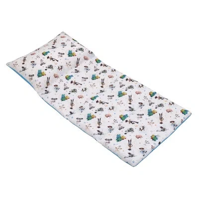 Disney Nojo  Toy Story It's Play Time Woody, Buzz And The Toys Deluxe Easy Fold Toddler Nap Mat In Blue