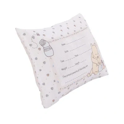 Disney Nojo  Winnie The Pooh Decorative Keepsake Pillow – Personalized Birth Pillow