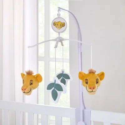 Disney Nojo Lion King - Wild About You Plush Simba Musical Mobile In Blue;white;orange