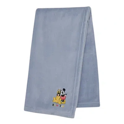 Disney Nojo Polyester Baby Blanket In Pastel Blue