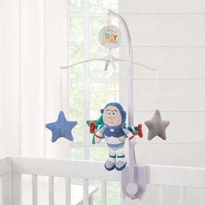 Disney Nojo Toy Story Buzz Lightyear And Stars Musical Mobile In Blue;white;gray