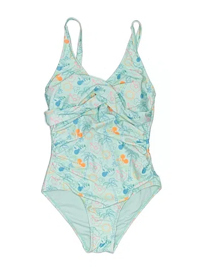 Pre-owned Disney One Piece Swimsuit In Blue