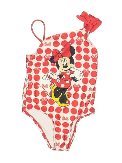 Pre-owned Disney Kids' One Piece Swimsuit In Red