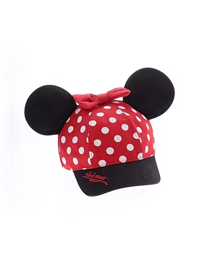Pre-owned Disney Parks Kids' Baseball Cap In Red