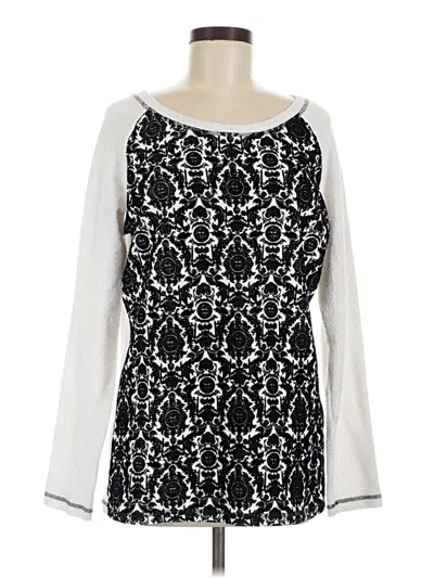 Pre-owned Disney Parks Long Sleeve Blouse In Black