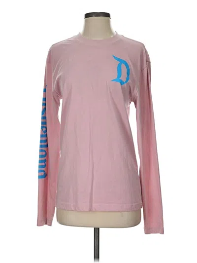 Pre-owned Disney Parks Long Sleeve T-shirt In Pink