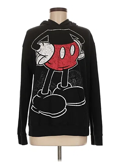 Pre-owned Disney Parks Pullover Hoodie In Black