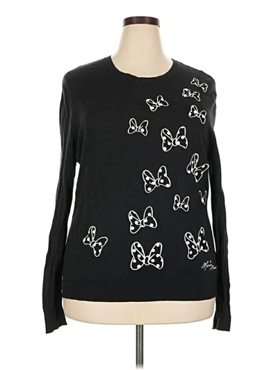Pre-owned Disney Parks Pullover Sweater In Black