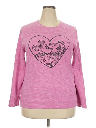 Pre-owned Disney Parks Pullover Sweater In Pink