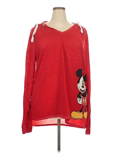 Pre-owned Disney Parks Pullover Sweater In Red