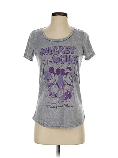 Pre-owned Disney Parks Short Sleeve T-shirt In Gray