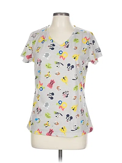 Pre-owned Disney Parks Short Sleeve T-shirt In Gray