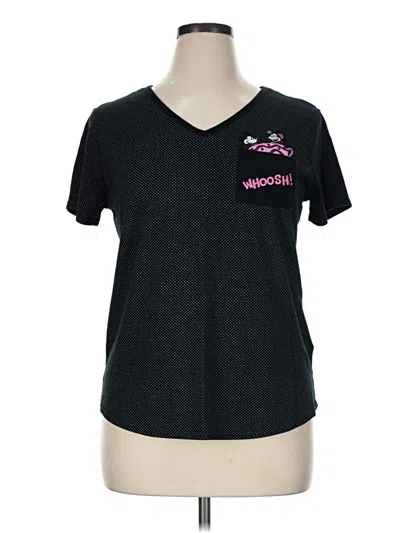 Pre-owned Disney Parks Short Sleeve T-shirt In Black