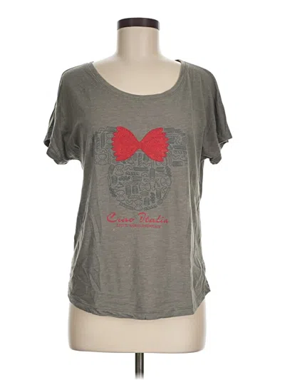 Pre-owned Disney Parks Short Sleeve T-shirt In Gray