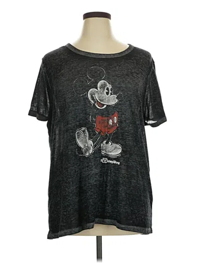 Pre-owned Disney Parks Short Sleeve T-shirt In Gray