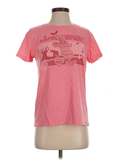 Pre-owned Disney Parks Short Sleeve T-shirt In Pink