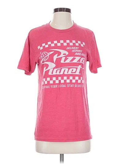Pre-owned Disney Parks Short Sleeve T-shirt In Pink