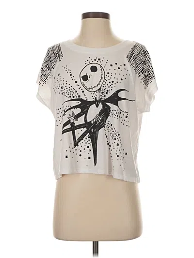 Pre-owned Disney Parks Short Sleeve T-shirt In Silver