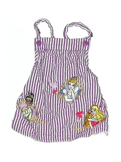 Pre-owned Disney Parks Babies' Sleeveless Top Purple Halter Neckline Tops