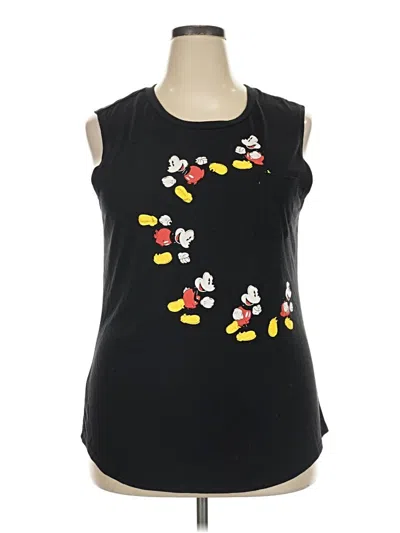 Pre-owned Disney Parks Sleeveless T-shirt In Black