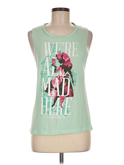 Pre-owned Disney Parks Sleeveless T-shirt In Green