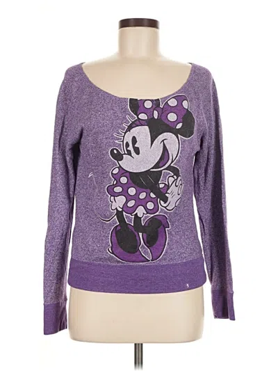 Pre-owned Disney Parks Sweatshirt In Purple