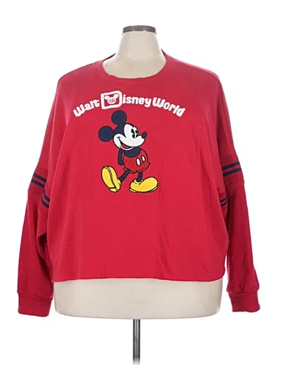 Pre-owned Disney Parks Sweatshirt In Red