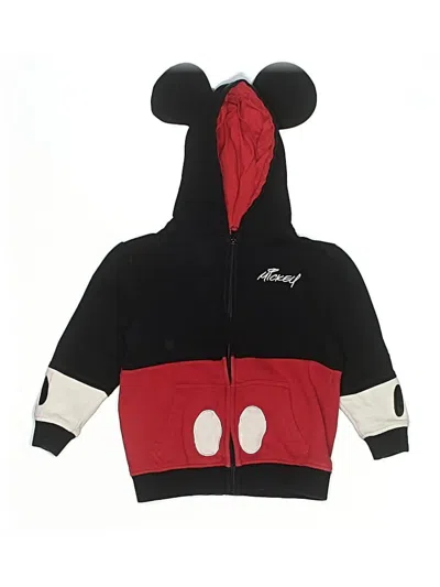 Pre-owned Disney Parks Kids' Zip Up Hoodie In Black