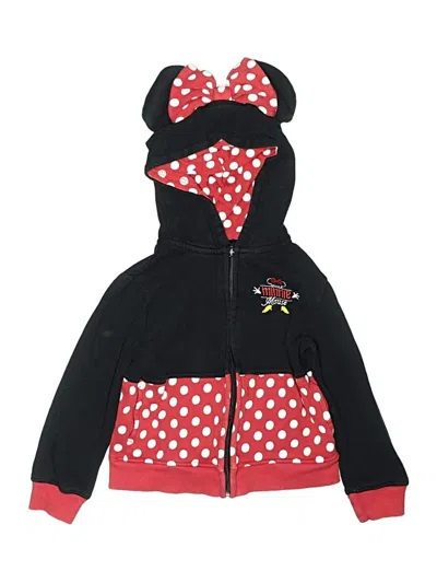 Pre-owned Disney Parks Kids' Zip Up Hoodie In Black