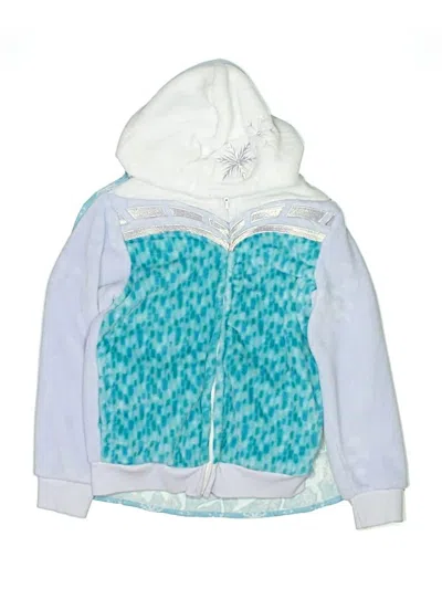 Pre-owned Disney Parks Kids' Zip Up Hoodie In Blue