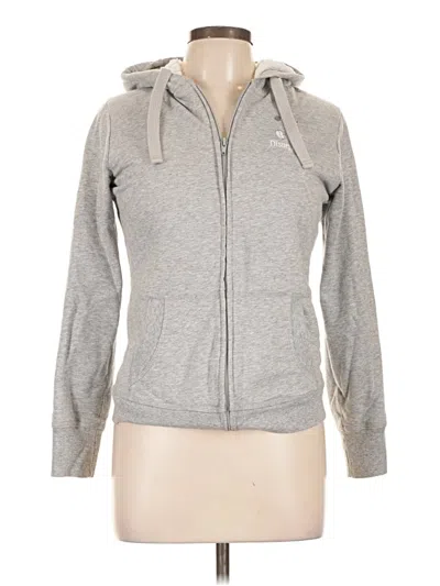 Pre-owned Disney Parks Zip Up Hoodie In Gray