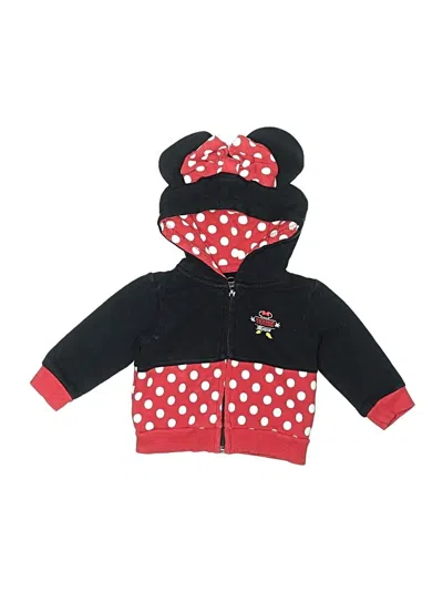 Pre-owned Disney Parks Babies' Zip Up Hoodie In Red