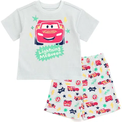 Disney Babies'  Pixar 2-piece T-shirt And Shorts Set In Gray